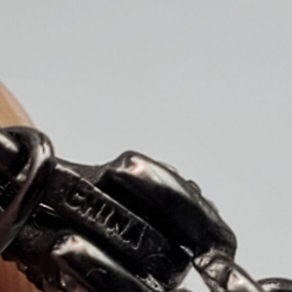 Sterling silver Victorian locket heart necklace extremely well made N1901 - Picture 5 of 7